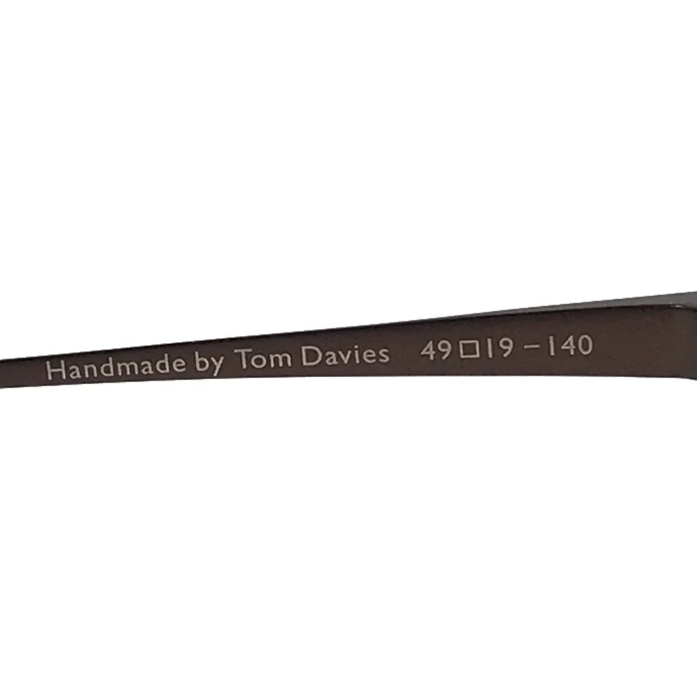 Tom Davies Eyeglasses Frames TD782 Col. 2355 Matte Brown Gray Cat Eye 49-19-150